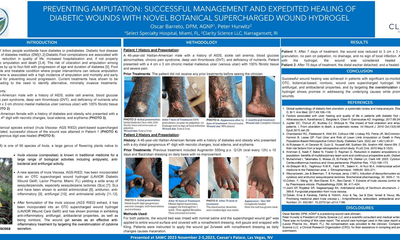Poster Presented at the Symposium on Advanced Wound Care (SAWC) 2023
