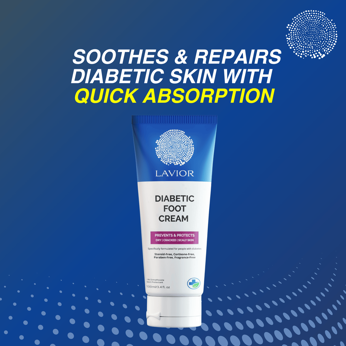 Diabetic Foot Cream - 3.4oz