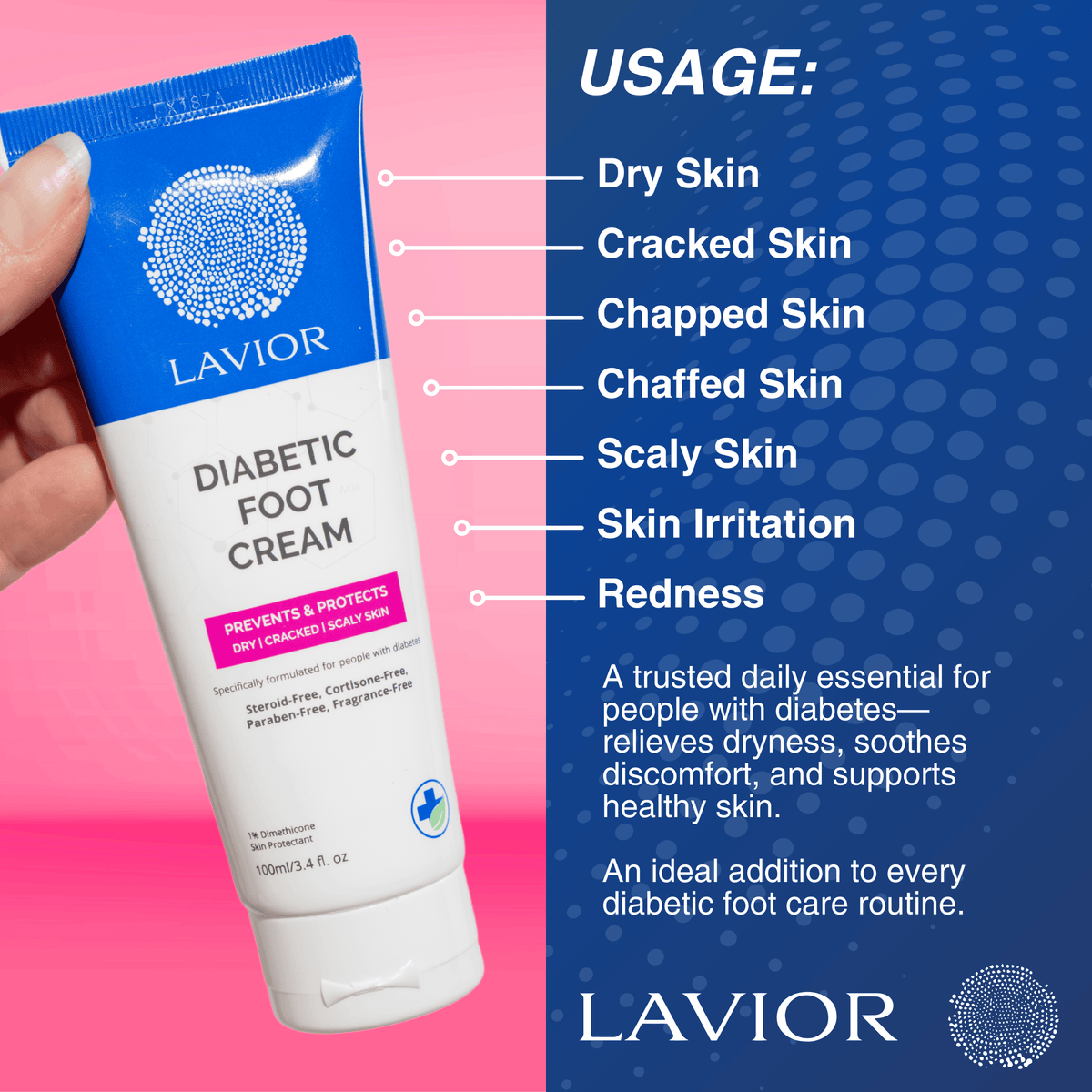 Diabetic Foot Cream - 3.4oz