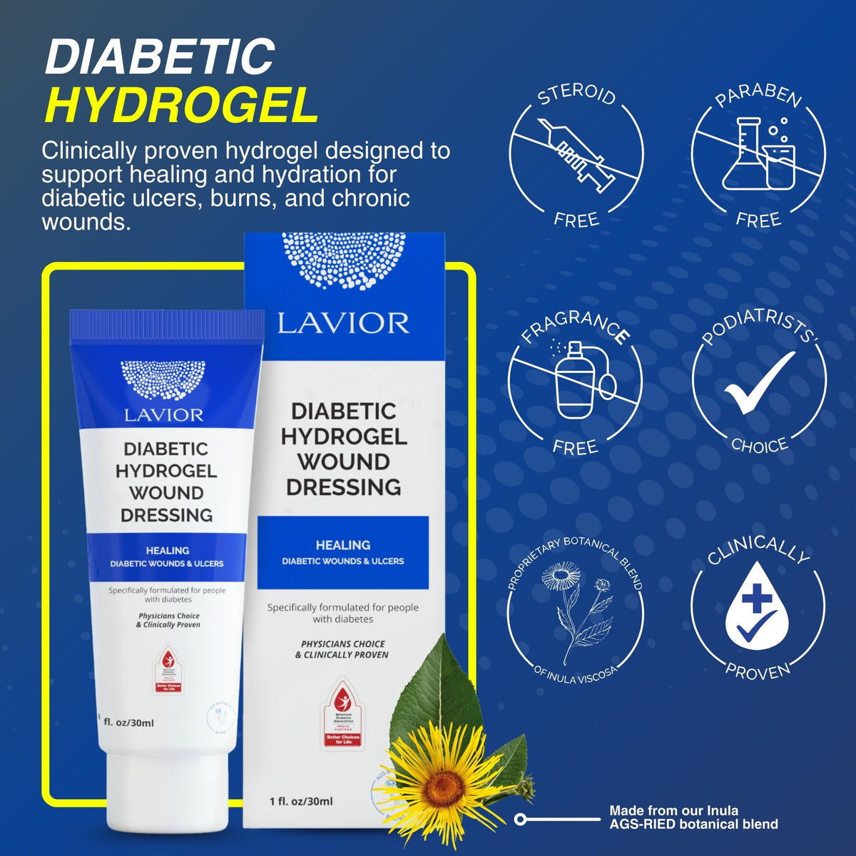 Diabetic Wound Gel - 1oz