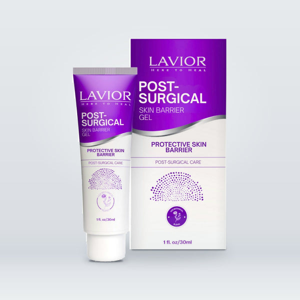 Lavior Post-Surgical Skin Barrier Gel 1 fl oz tube and box
