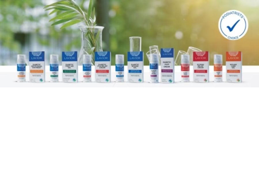 Lavior diabetic skin care and wound care products
