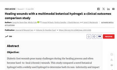 Clinical Study: Botanical Cream for Diabetic Skin Health