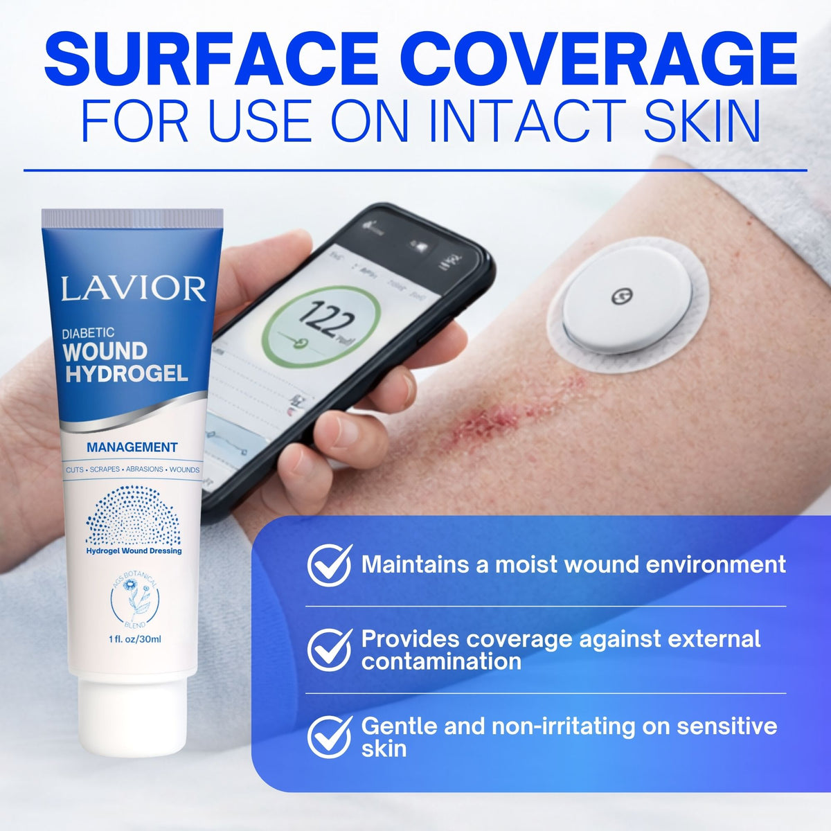 Diabetic Wound Hydrogel - 1oz