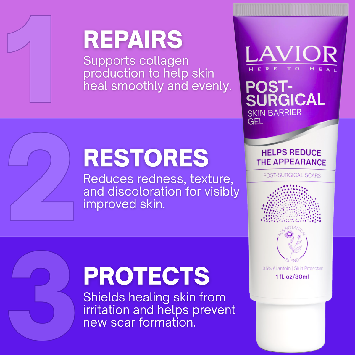 Post-Surgical Skin Barrier Gel - 1oz