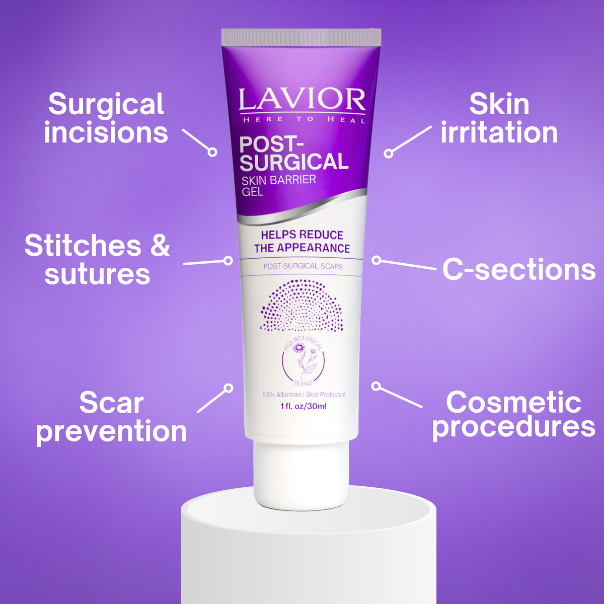 Post-Surgical Skin Barrier Gel - 1oz