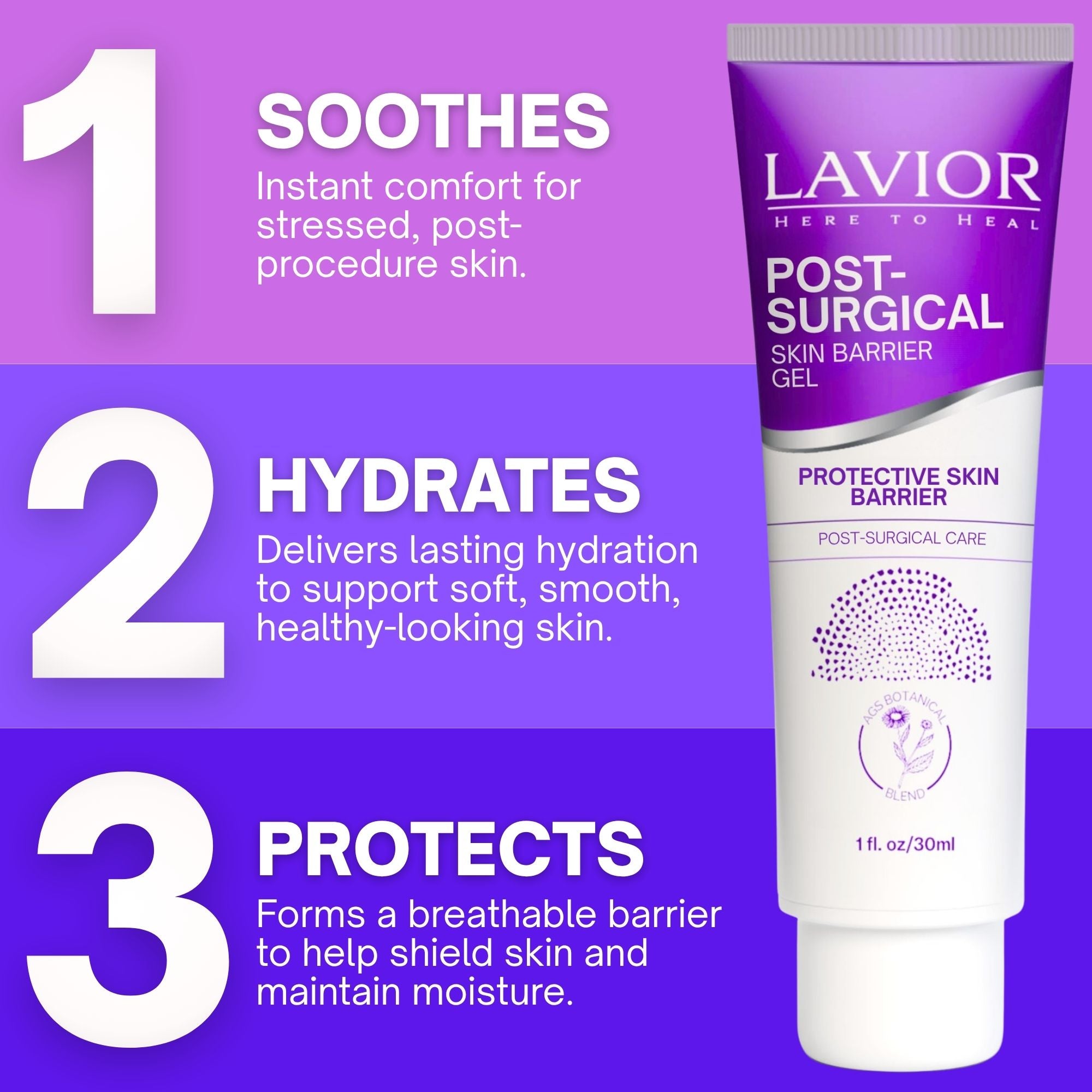 Post-Surgical Skin Barrier Gel - 1oz – Lavior