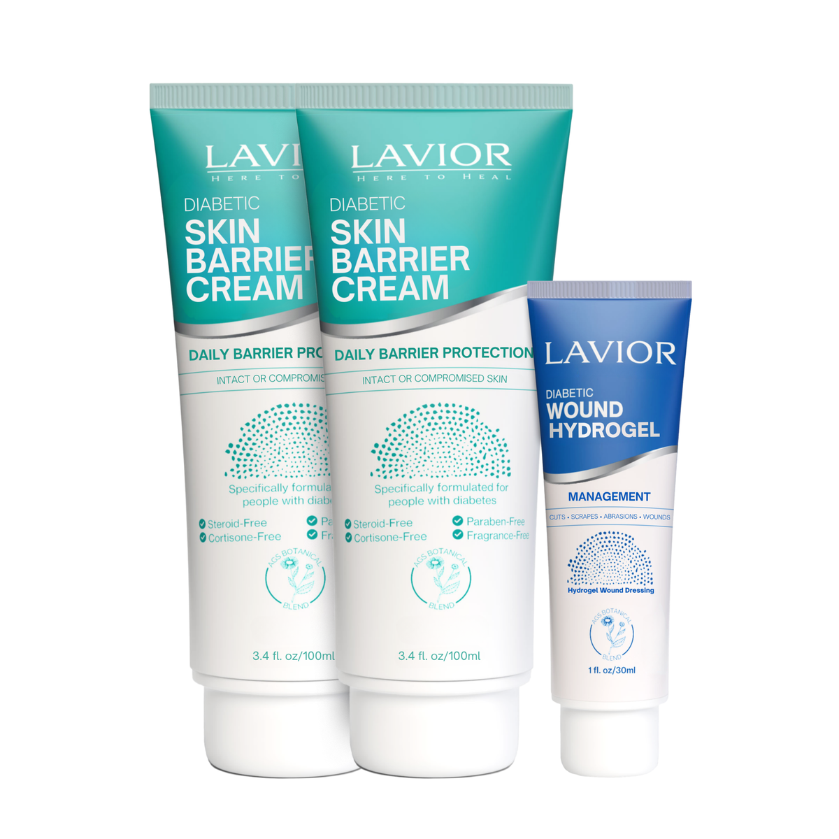 Lavior 360° Diabetic Skin + Wound Care Bundle