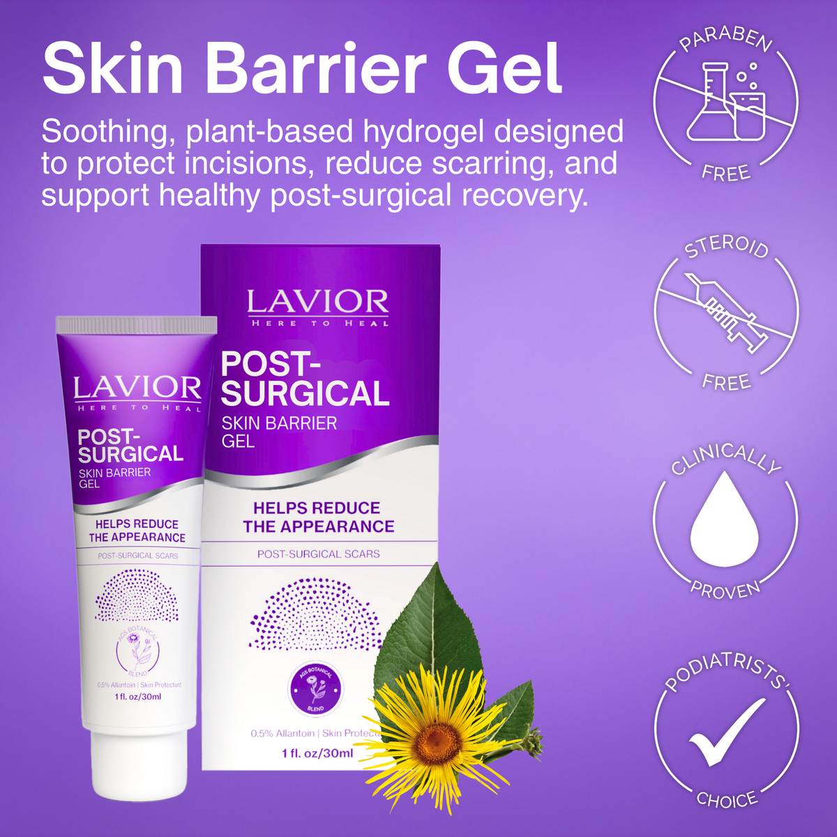 Post-Surgical Skin Barrier Gel - 1oz