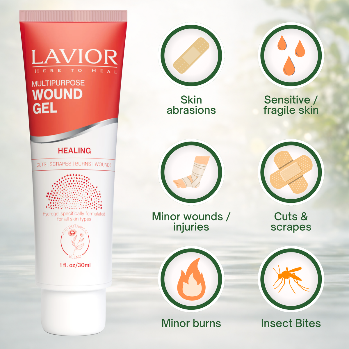 Lavior Multipurpose Wound Gel - 1oz – Lavior