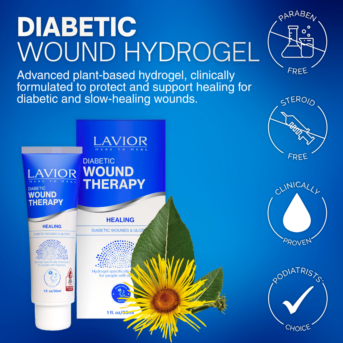 Diabetic Wound Therapy Gel - 1oz