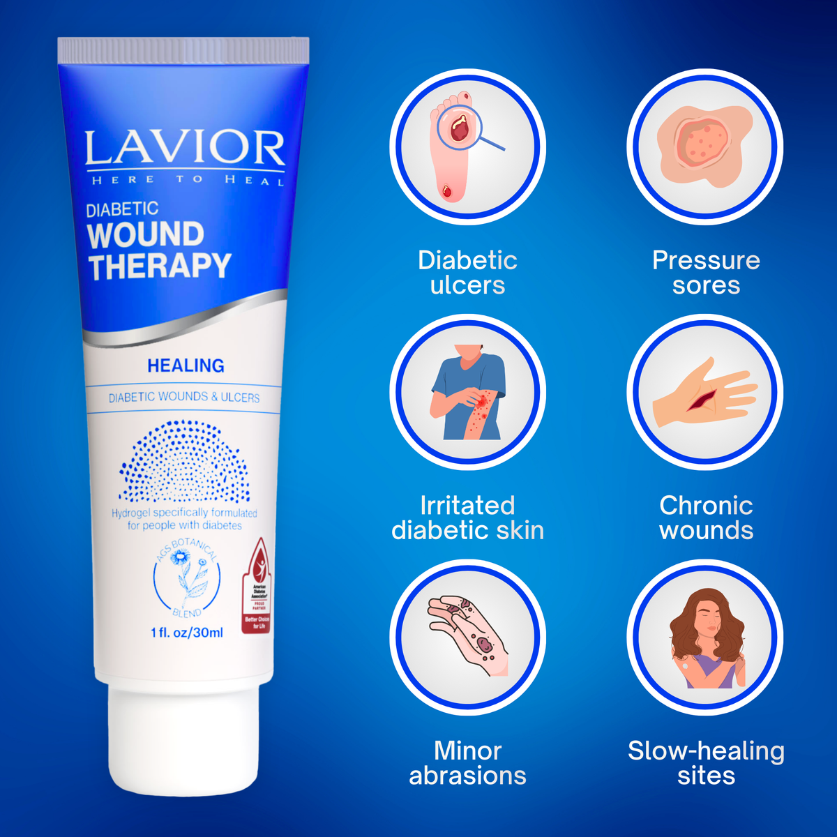 Lavior Diabetic Wound Therapy Gel - 1oz – Lavior