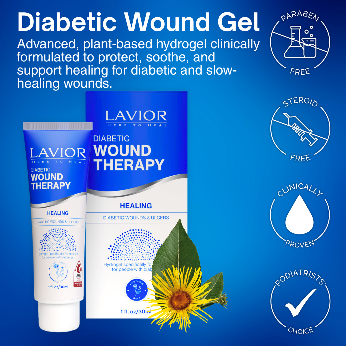 Diabetic Wound Therapy Gel - 1oz