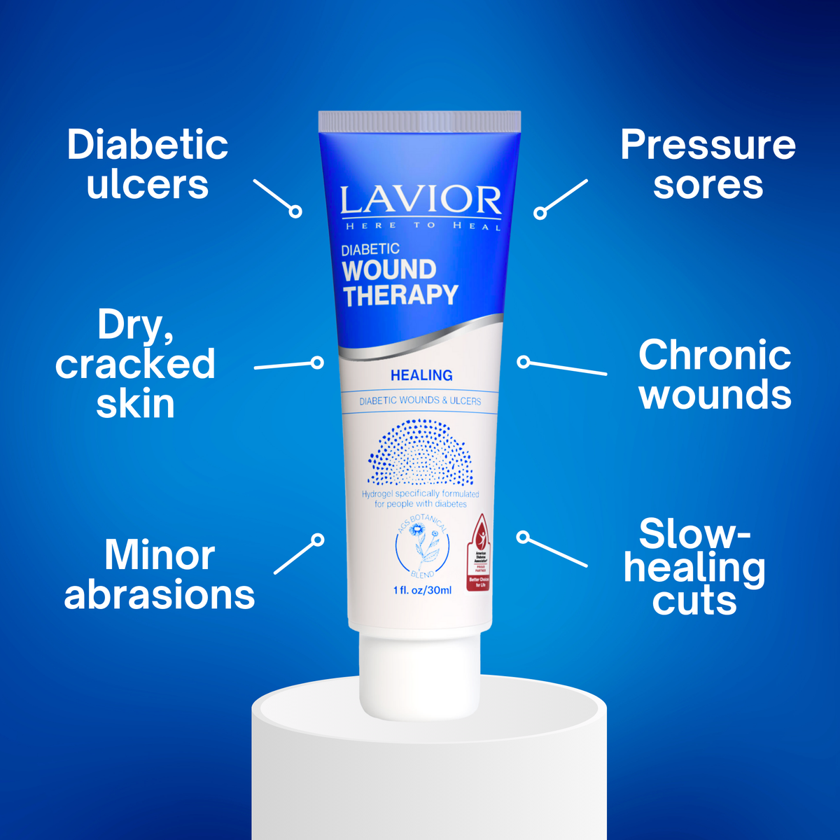 Diabetic Wound Therapy Gel - 1oz
