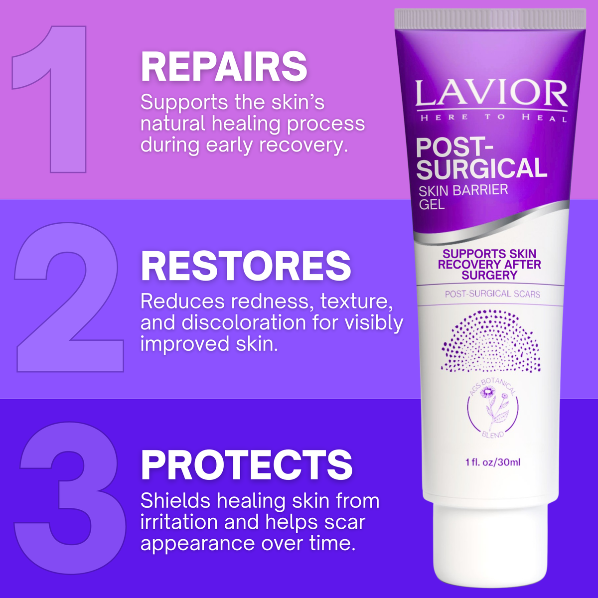 Post-Surgical Skin Barrier Gel - 1oz