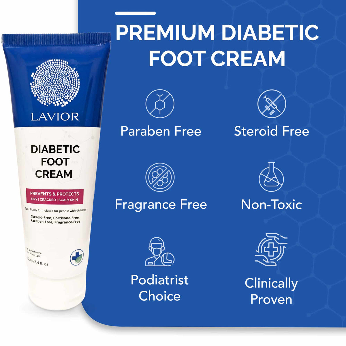 Diabetic Foot Cream - 3.4oz