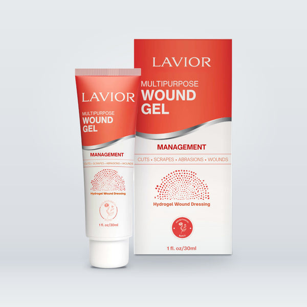 Lavior Multipurpose Wound Gel 1 fl oz tube and box