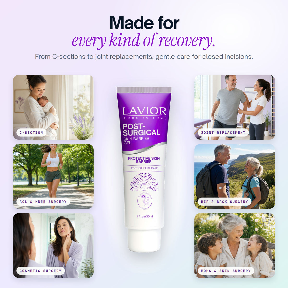Made for every kind of recovery, from C-sections to joint replacements